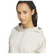 Adidas Γυναικείο φούτερ Essentials 3-Stripes French Terry Cropped Hoodie